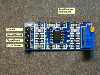 LM358 Amplifier Module - Connections