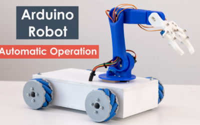 Arduino Robot Arm and Mecanum Wheels Platform Automatic Operation Project